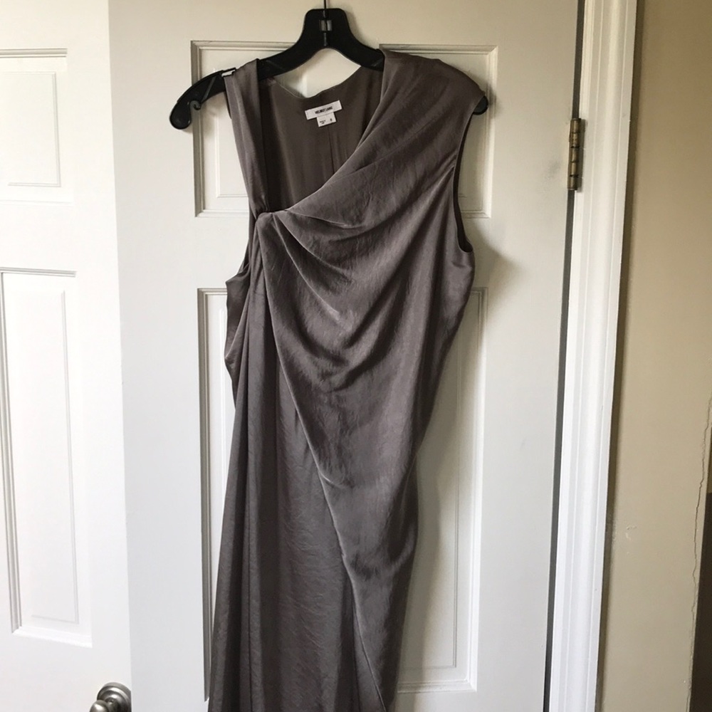 Helmut Lang silk asymmetric dress